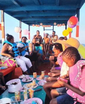 Guided group snorkeling tour in Kenya’s Watamu Marine Park